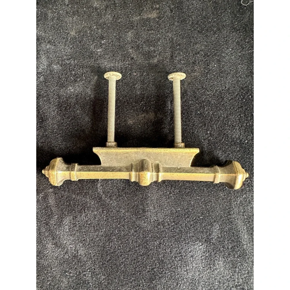 Vintage Brass Door Handles (Set of 2) Vintage Hardware Pull MCM Decor 4.5